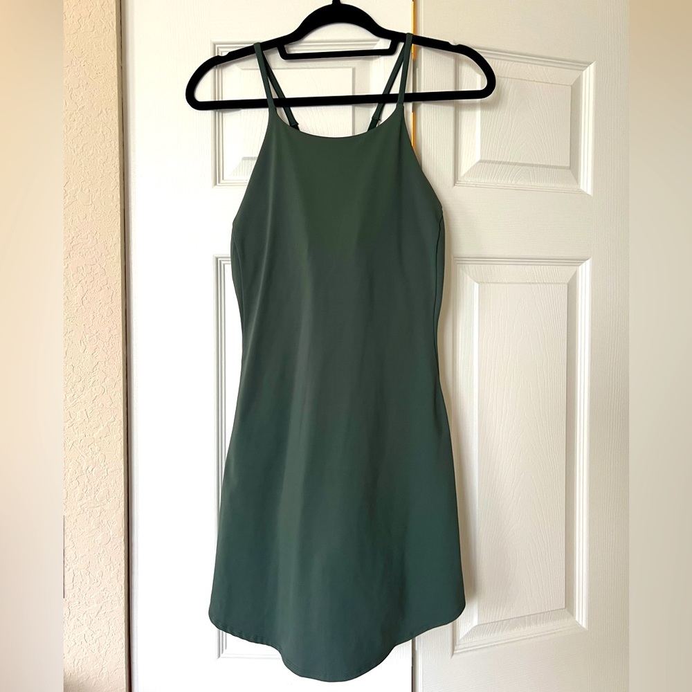 Old Navy PowerSoft PowerChill Strappy Athletic Dress Green size Large